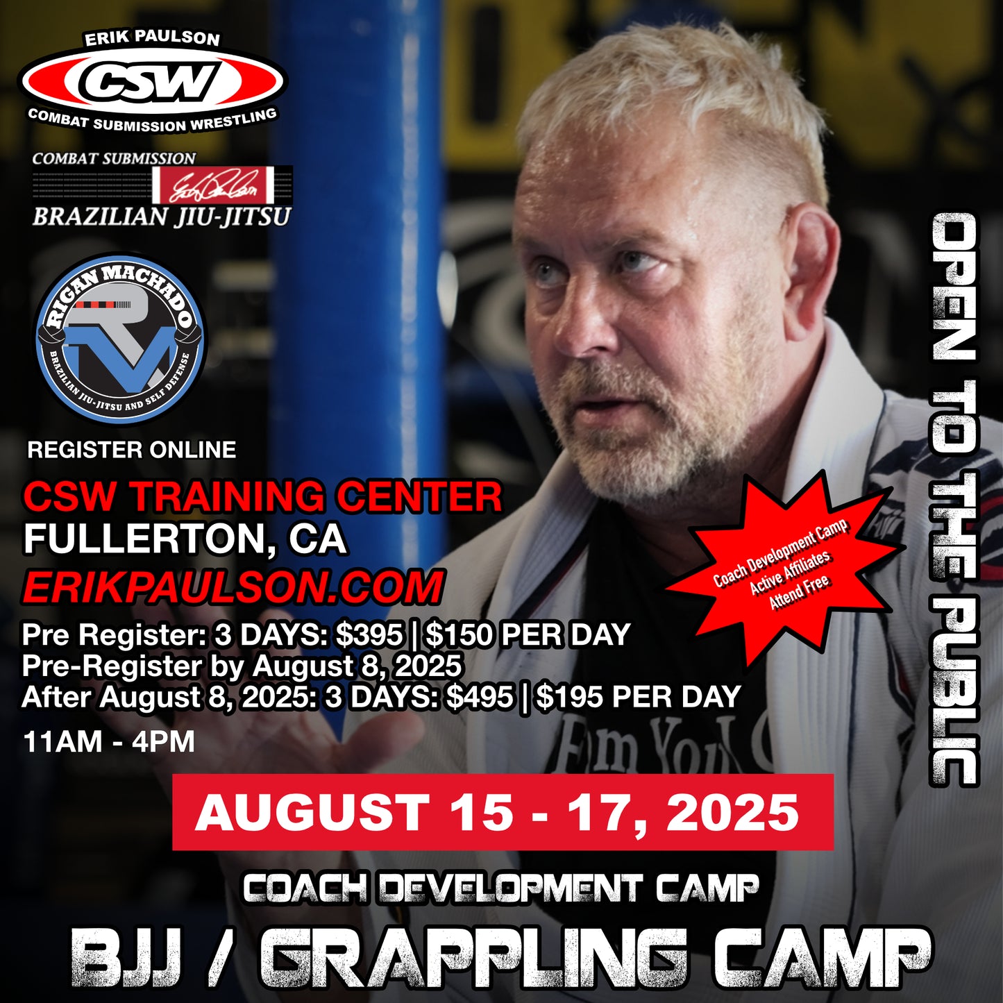 BJJ / Grappling Camp - August 2025